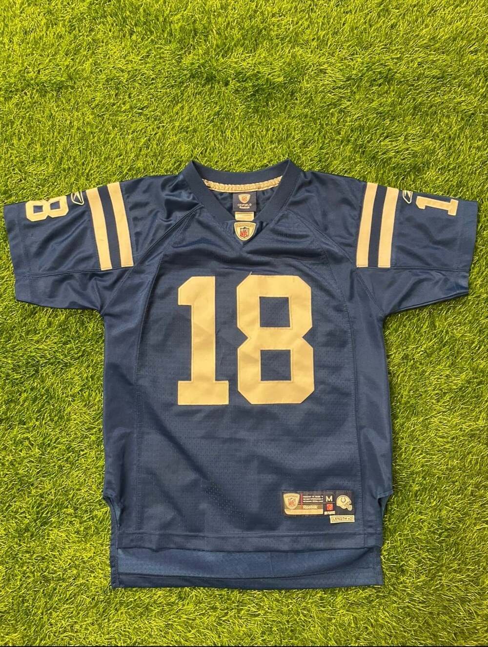Reebok Peyton Manning Indianapolis Colts Jersey Size YOUTH M